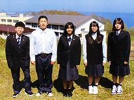 北海道羅臼高等学校の制服