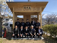広島県 宮島工業高等学校 建築科のみなさん1