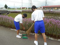 栃木県 大田原市立金田北中学校 生徒のみなさん2