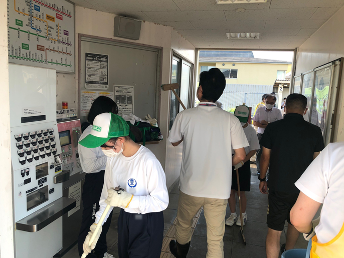 佐賀県　鳥栖商業高校　生徒会、ボランティア委員、美化委員のみなさん1