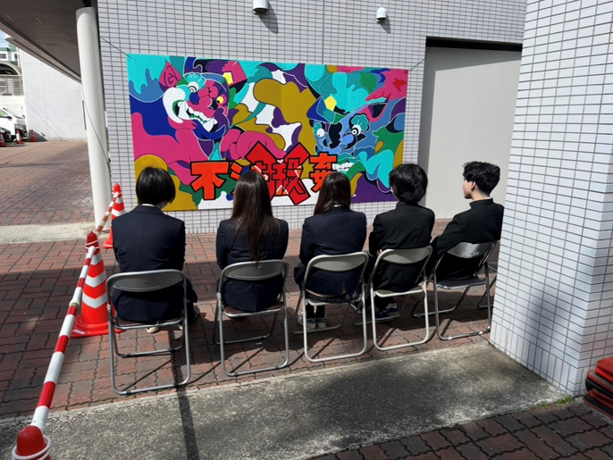 大阪府　今宮工科高校　グラフィックデザイン系のみなさん2