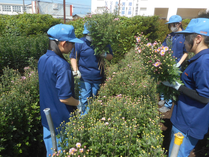 長野県 佐久平総合技術高校 農業科(生物サービス科植物活用コース)3年生のみなさん4
