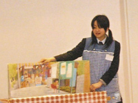 福島県　磐城高校　おはなし宅急便のみなさん1