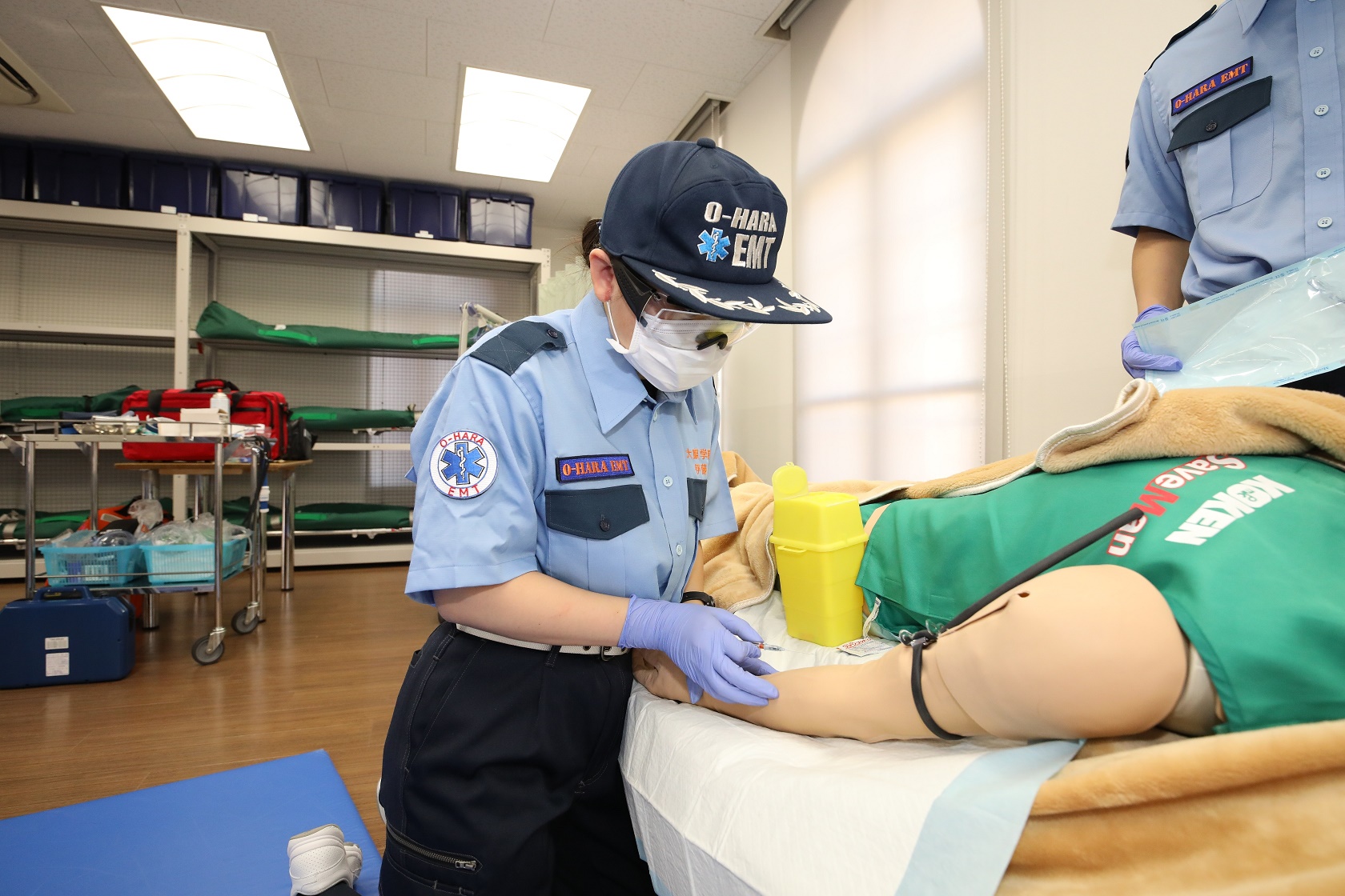 【救急救命実習室】さまざまな救急救命処置を学べる