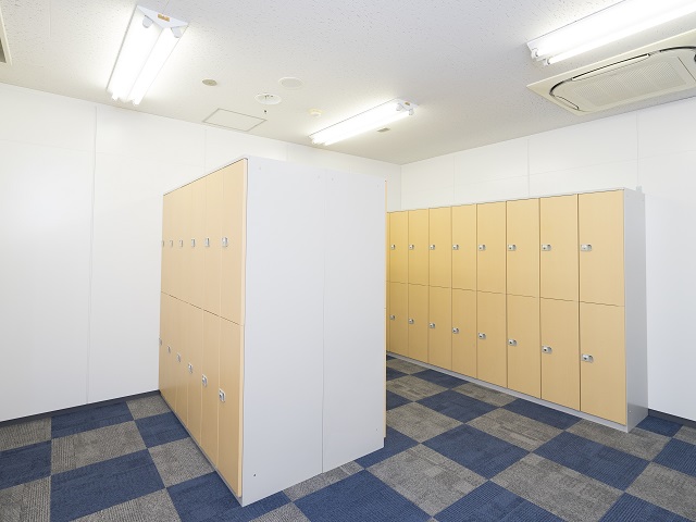【ロッカールーム】充実した綺麗な実習用設備